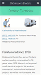 Mobile Screenshot of dickinsonselectric.com